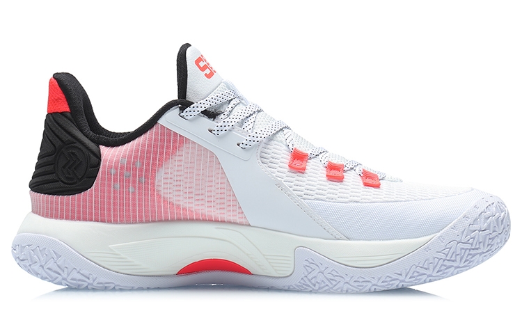 Li-Ning Speed 7 White/Black/Red - вид с внутренней стороны