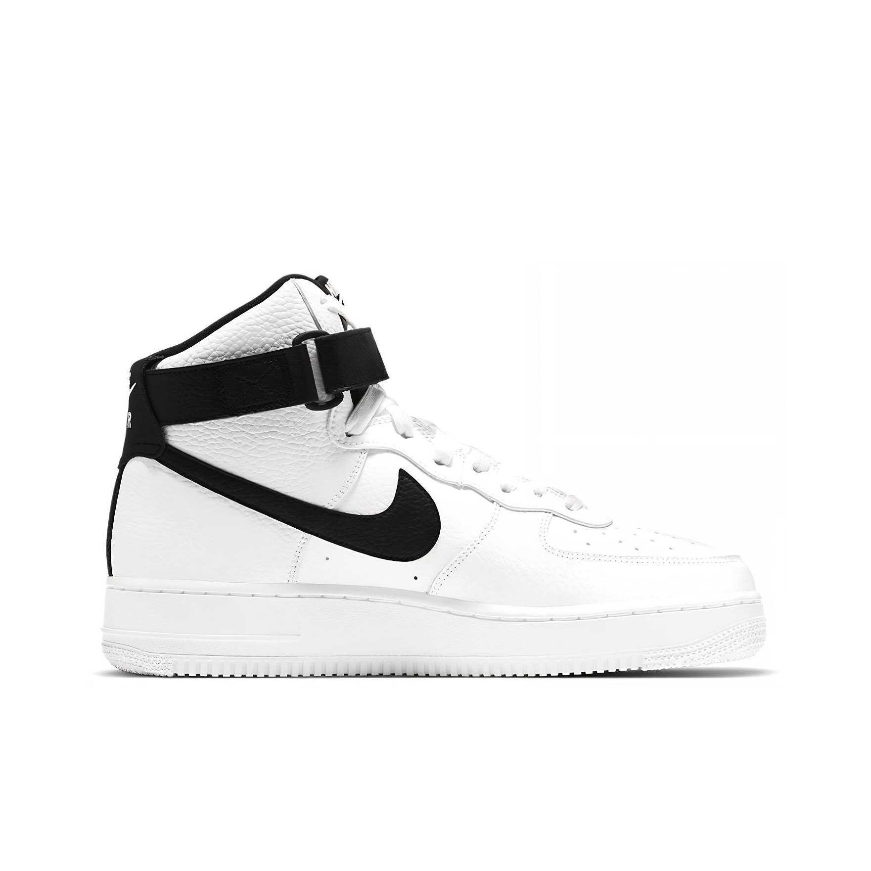 Nike Air Force 1 '07 High White Black - вид с внутренней стороны