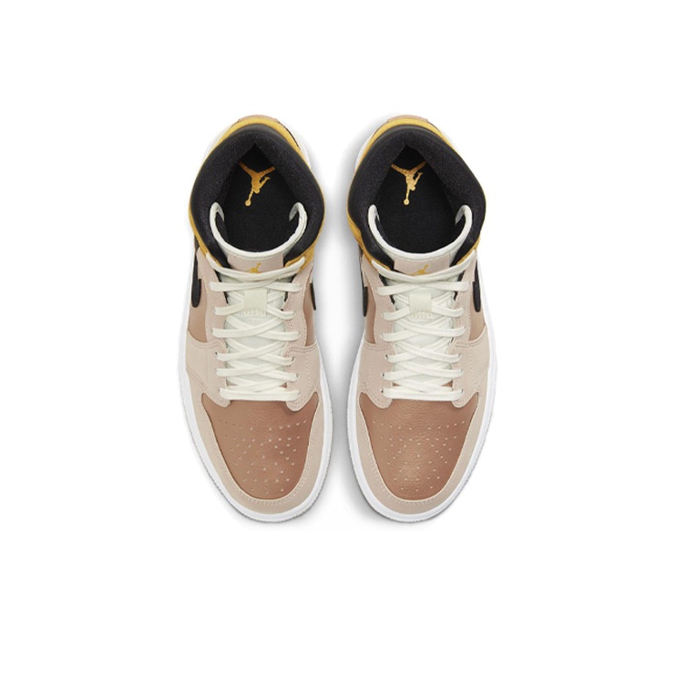Jordan Air Jordan 1 mid se "particle beige" - вид сзади