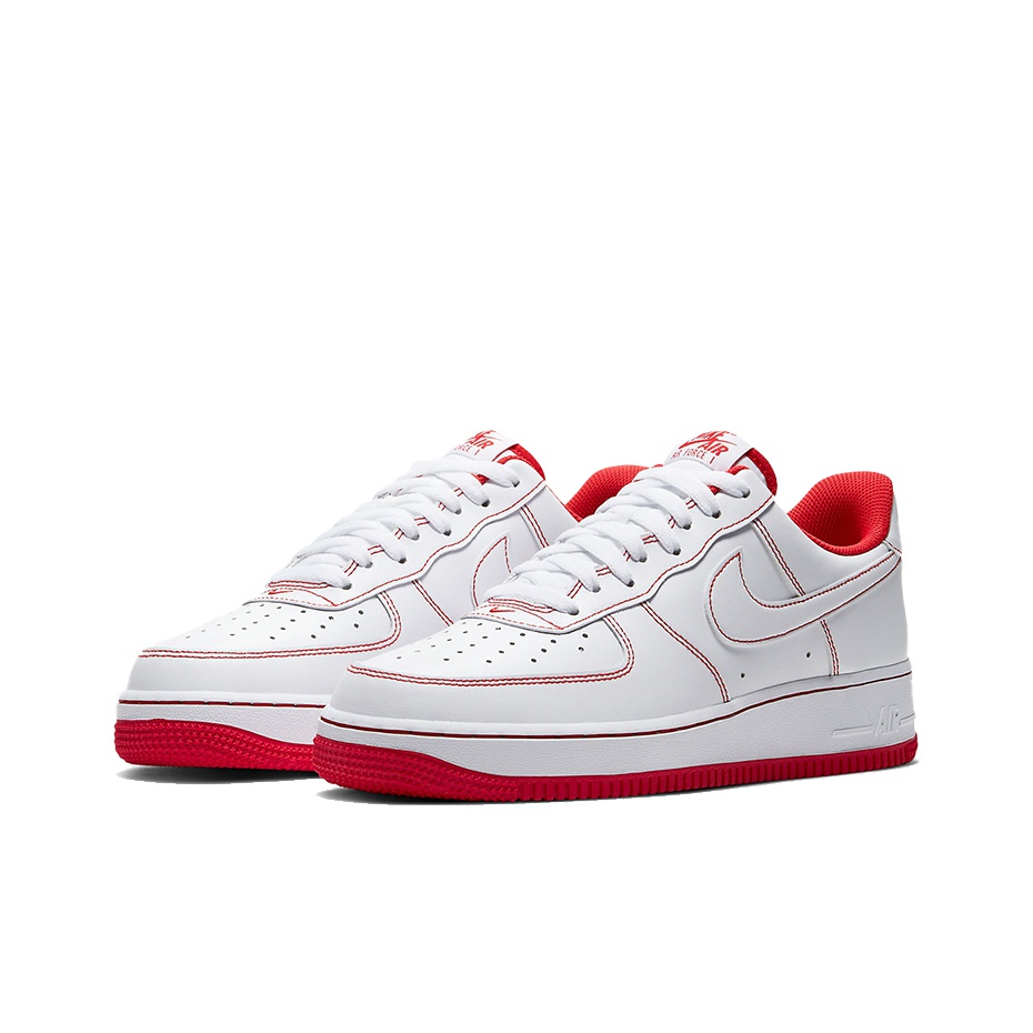 Nike Air Force 1 Low 07 White University Red - front view