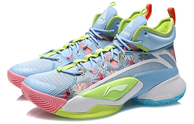 Li-Ning Power 7 Blue/Green - вид спереди