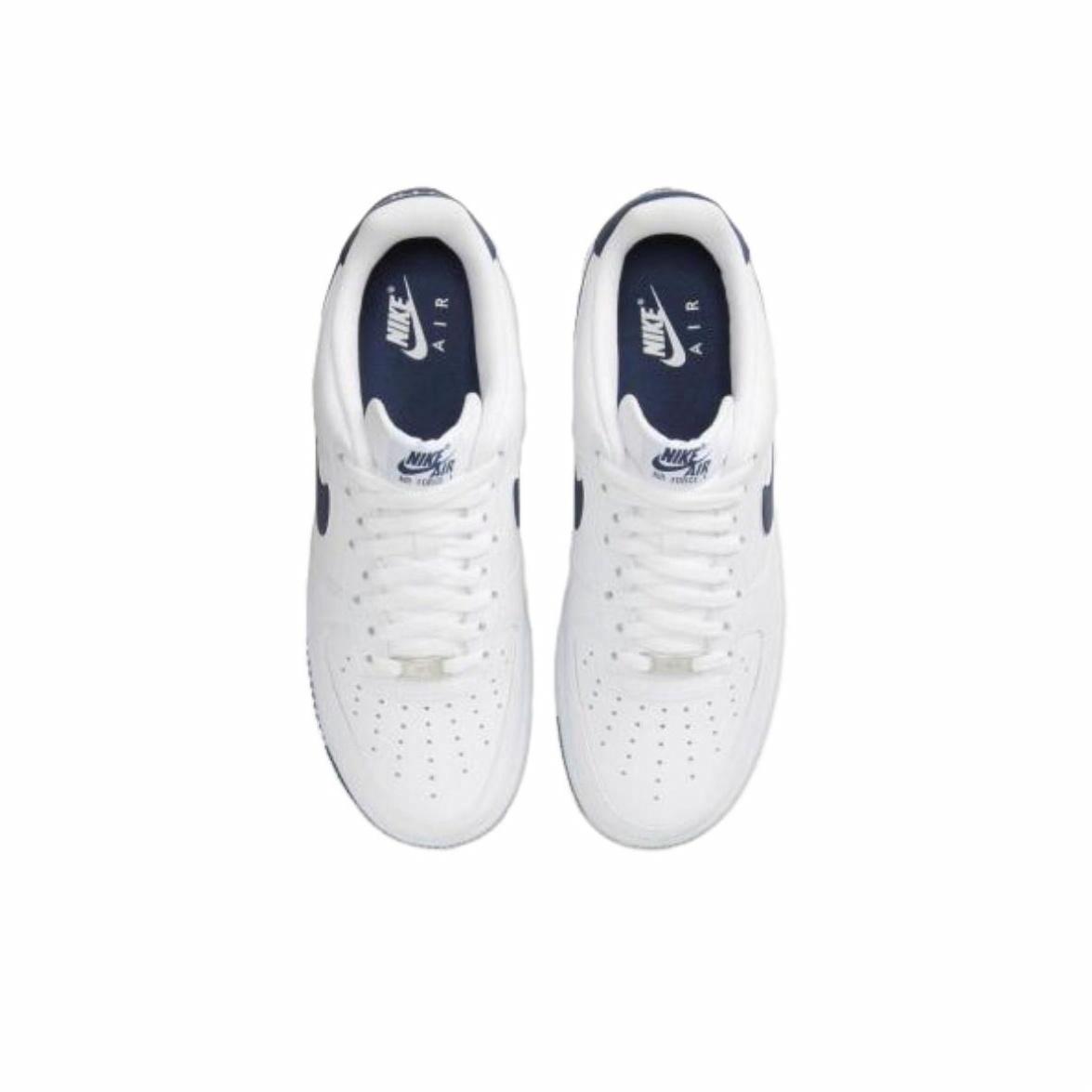 Nike Air Force 1 '07  White Midnight Navy - вид сзади