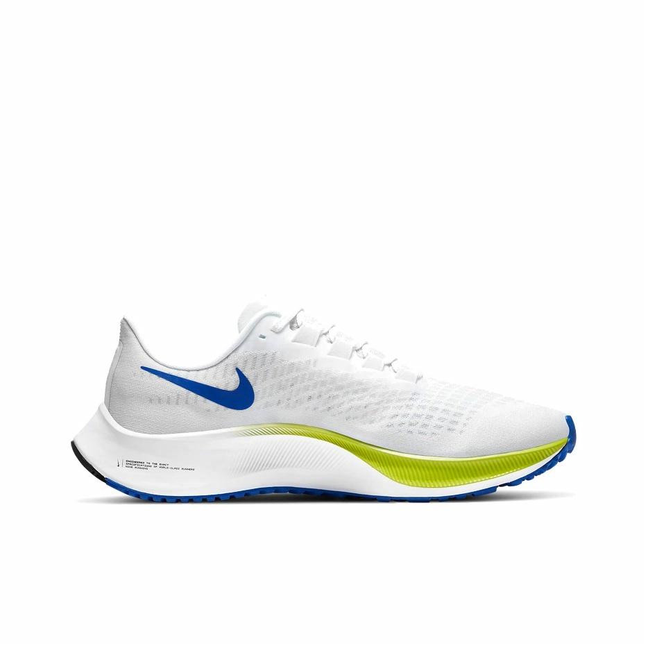 Nike Air Zoom Pegasus 37 'White Cyber' - вид с внутренней стороны