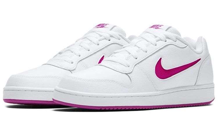 Nike EBERNON White/Rose Red - вид спереди