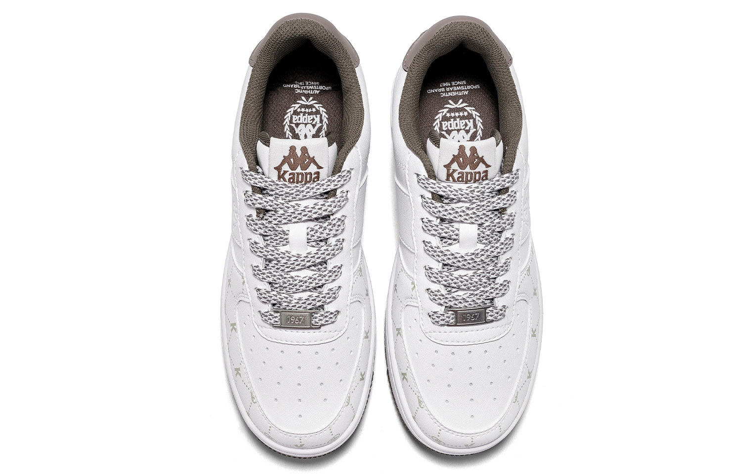 Kappa White Brown - вид сзади