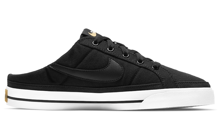 Nike Court Legacy Black - вид с внутренней стороны