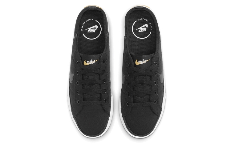 Nike Court Legacy Black - вид сзади