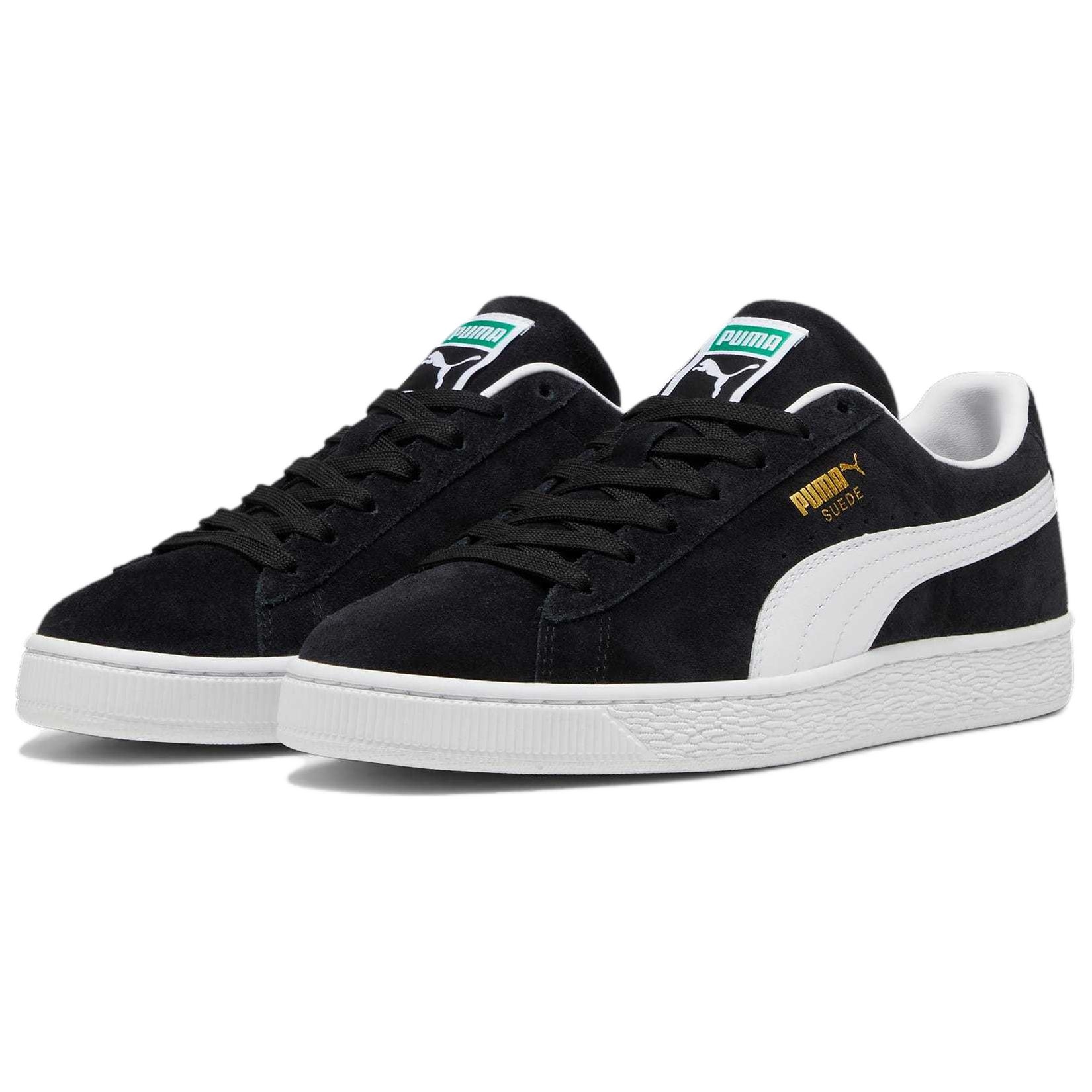 Puma Suede Classic 'Black White' - вид спереди