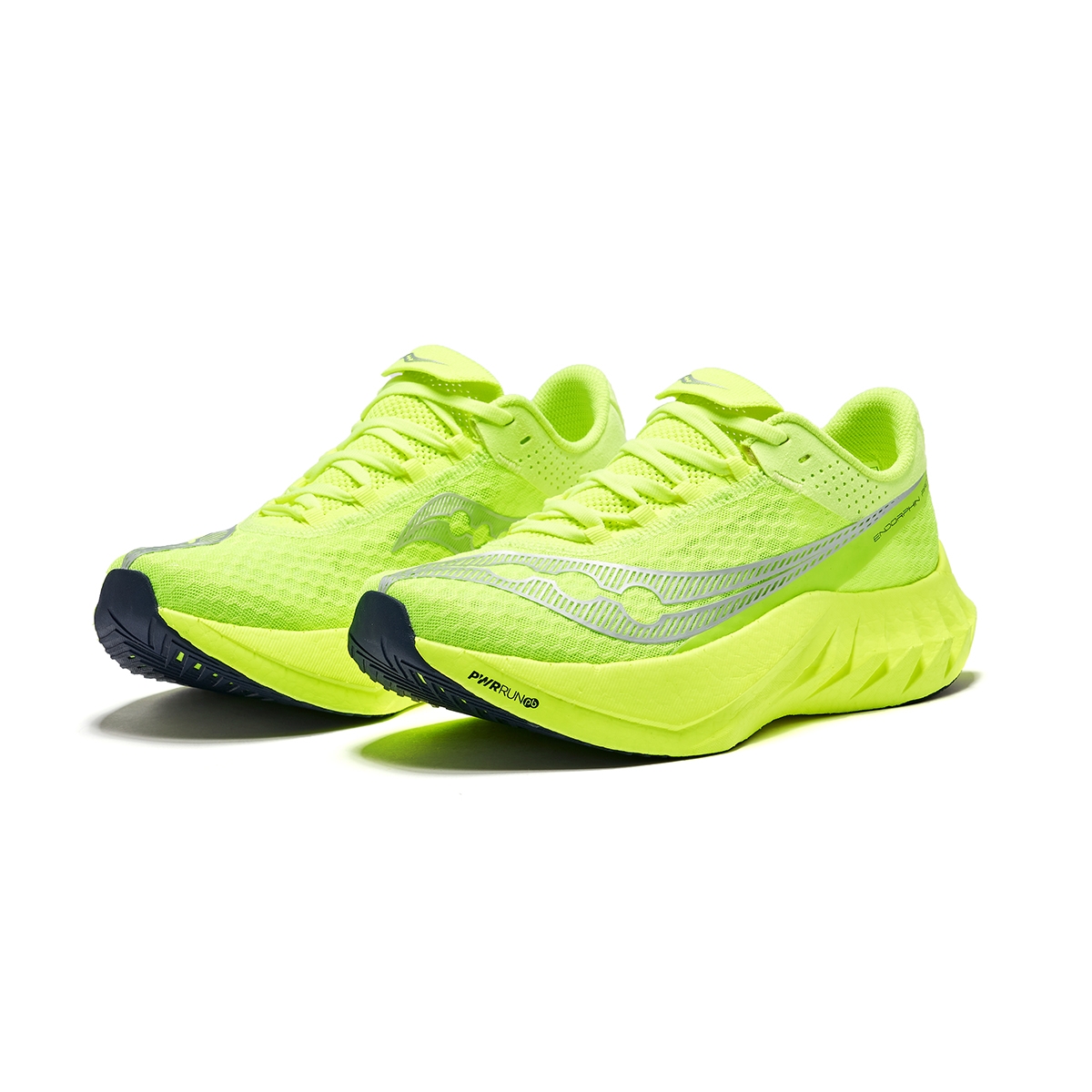 Saucony Endorphin Pro 4 Green Silver - вид спереди