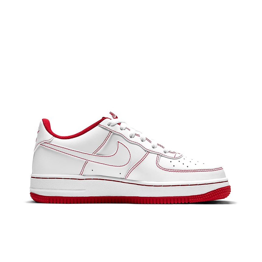 Nike Air Force 1 'University Red' (GS) - вид с внутренней стороны