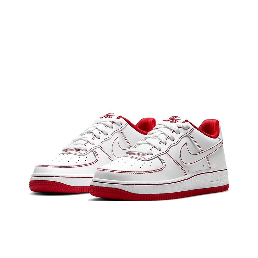 Nike Air Force 1 'University Red' (GS) - вид спереди