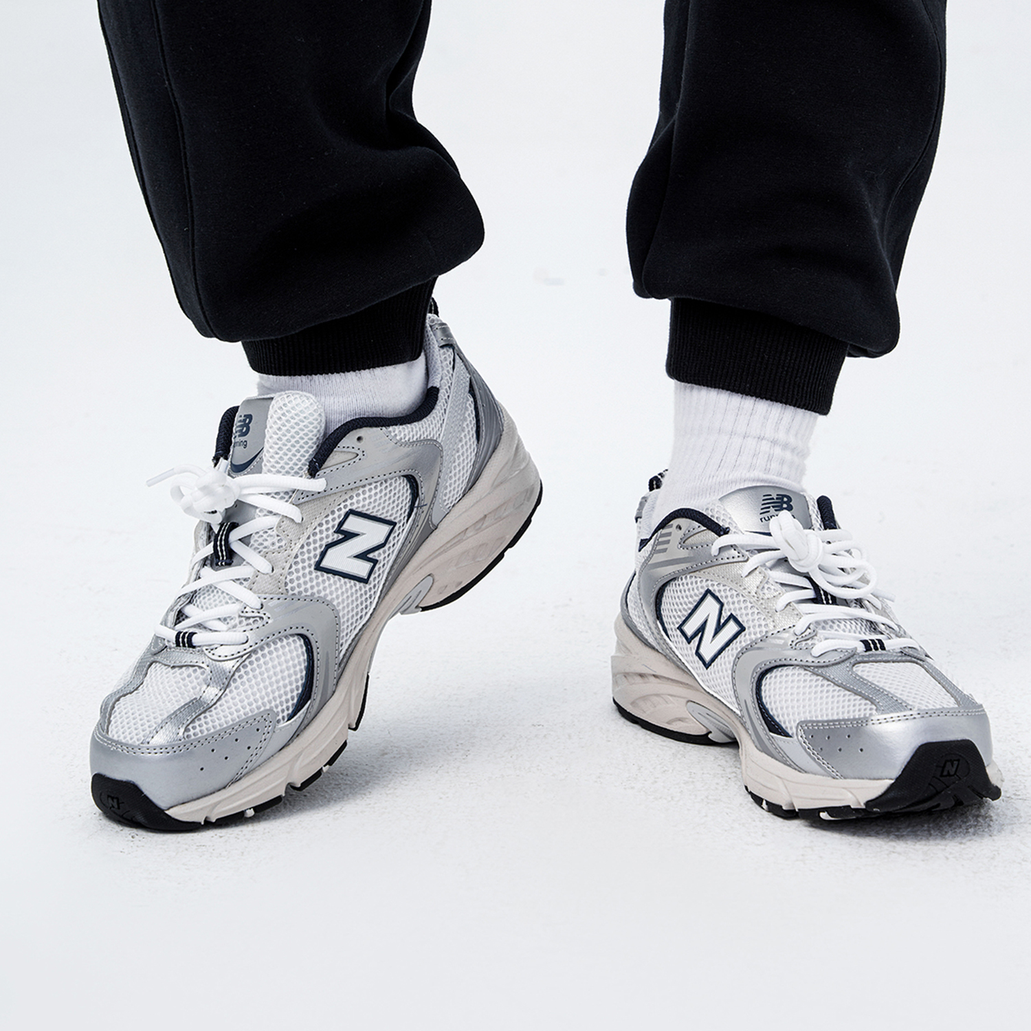 New Balance 530 Steel Grey (варианты полноты: B, D) - вид 10