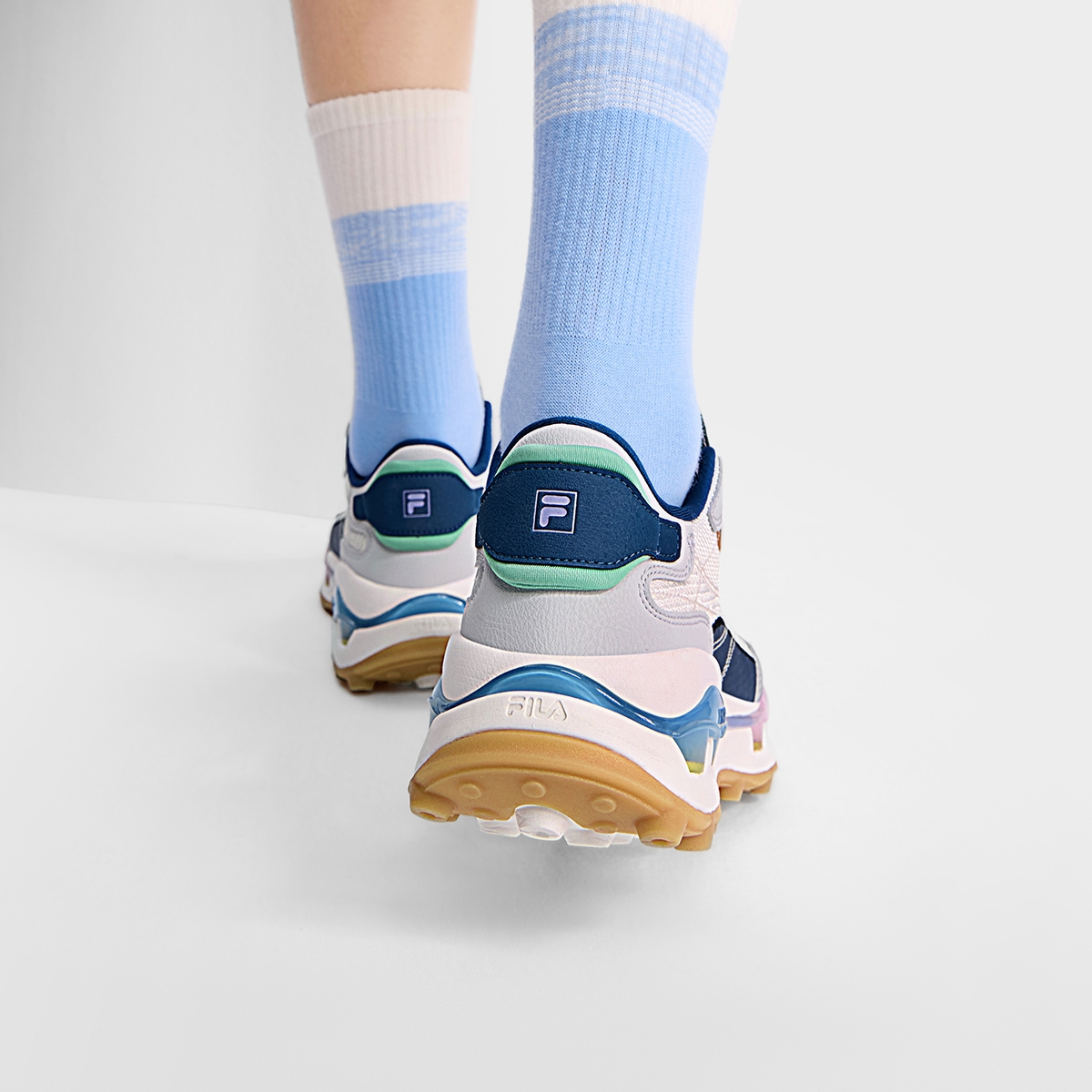 FILA KM2 PO Milk White Lunar Rock Gray - view 10