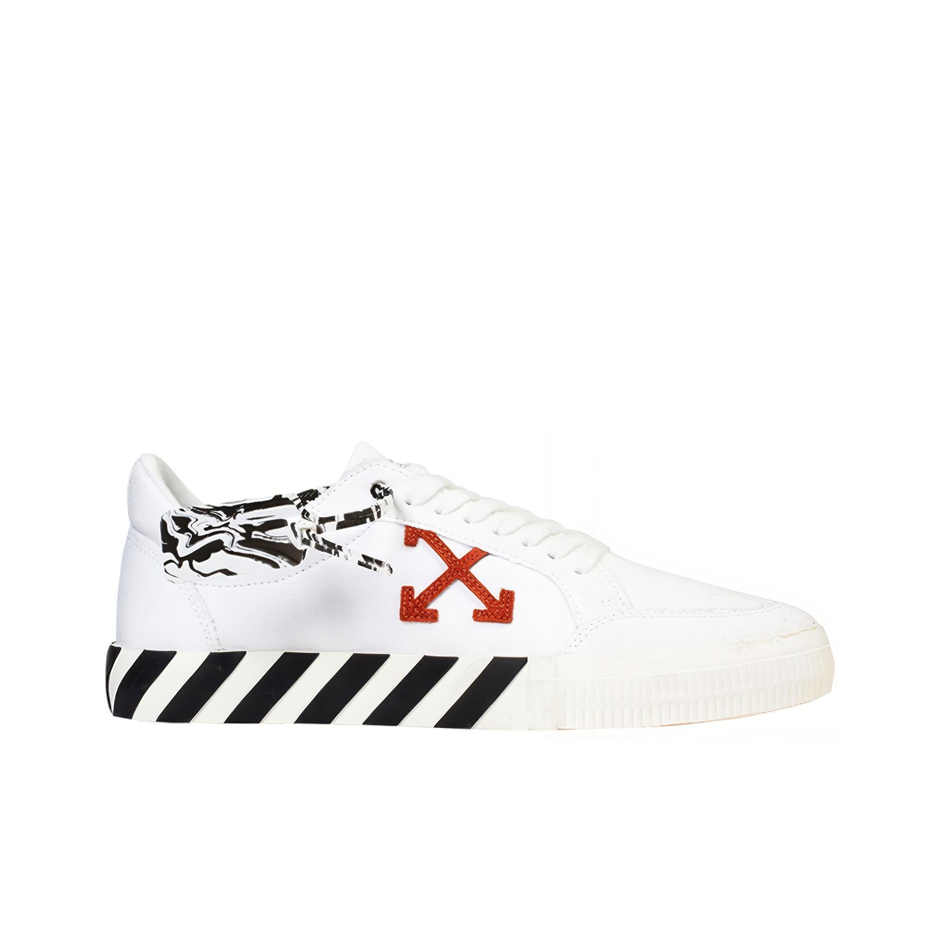 OFF-WHITE Vulcanized Canvas Sneakers - вид с внутренней стороны