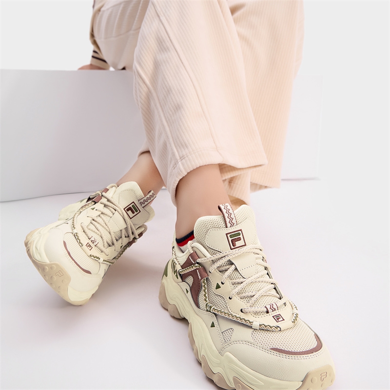 FILA FLUID 5 Cat Paw Shoes 5.0 Yellow White - вид 9
