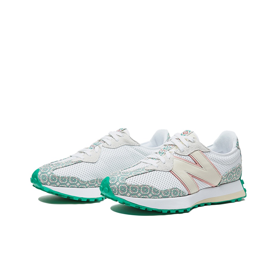 CASABLANCA x New Balance NB 327 Monogramme (полнота: D) - вид спереди