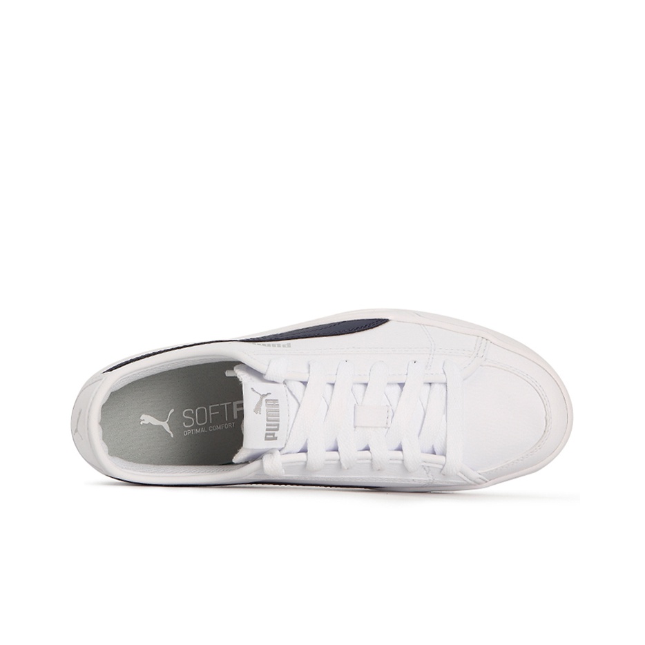 Puma Smash v2 Vulc SL White Peacoat - вид спереди