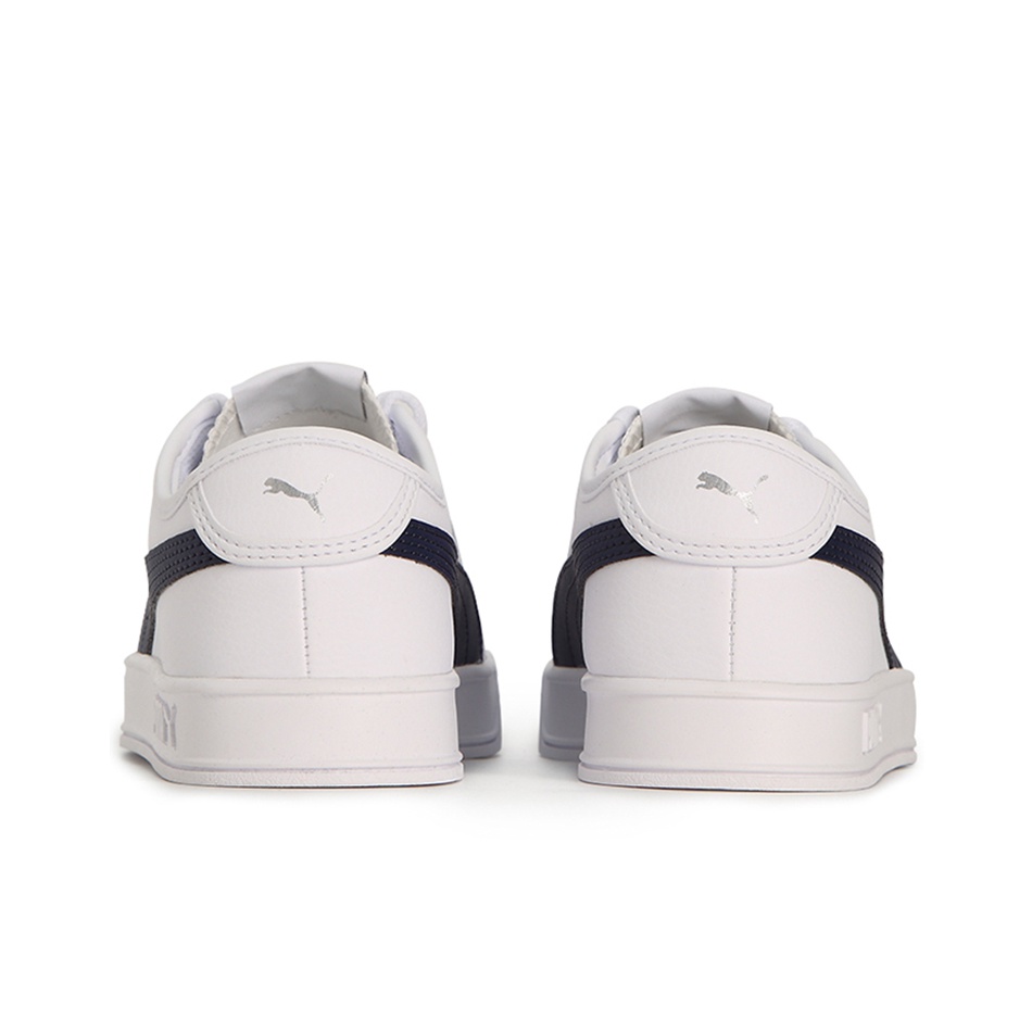 Puma Smash v2 Vulc SL White Peacoat - вид сзади
