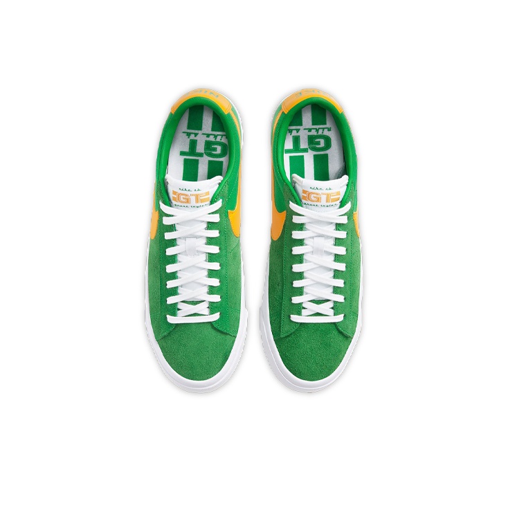 Nike Blazer SB Zoom Pro GT "Lucky Green" - вид сзади