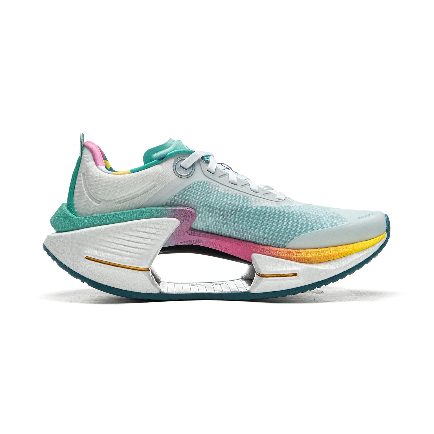 Li-Ning Shadow 3 ESSENTIAL Green White - вид с внутренней стороны