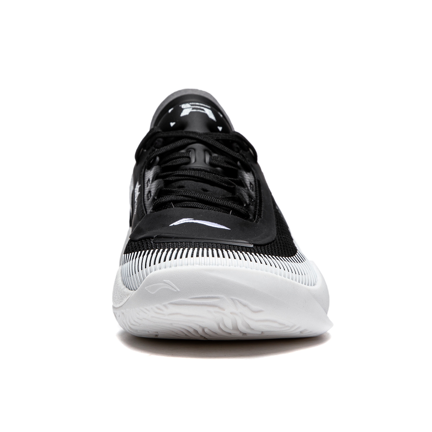 Li-Ning Yushuai 18 V2 Black White - rear view