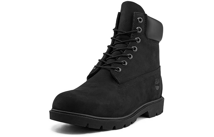 Timberland 6-Inch Premium Black Boots - вид спереди