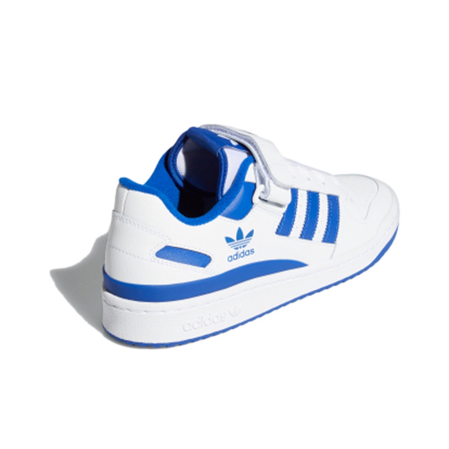 adidas originals Forum Low Cloud White/Cloud White/Royal Blue - вид сзади