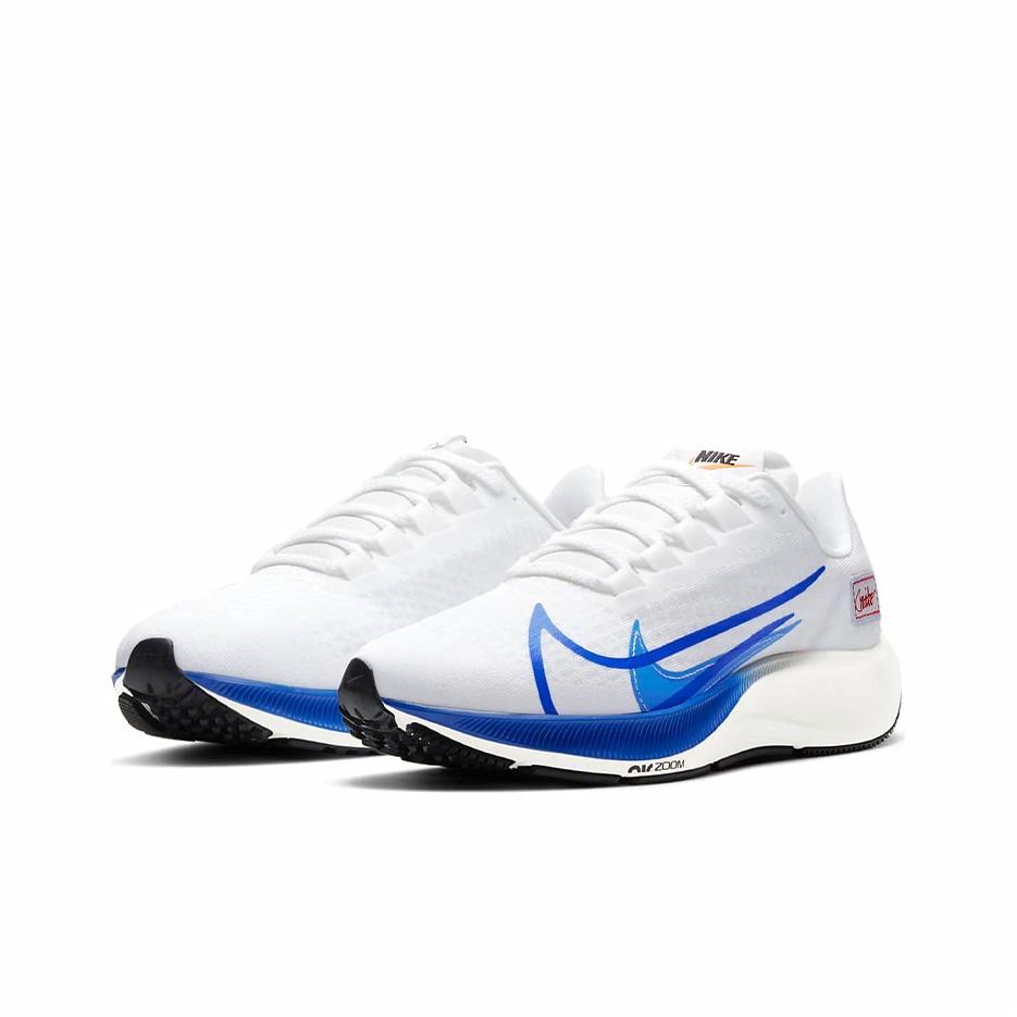 Nike Air Zoom Pegasus 37 Premium 'White Game Royal' - вид спереди