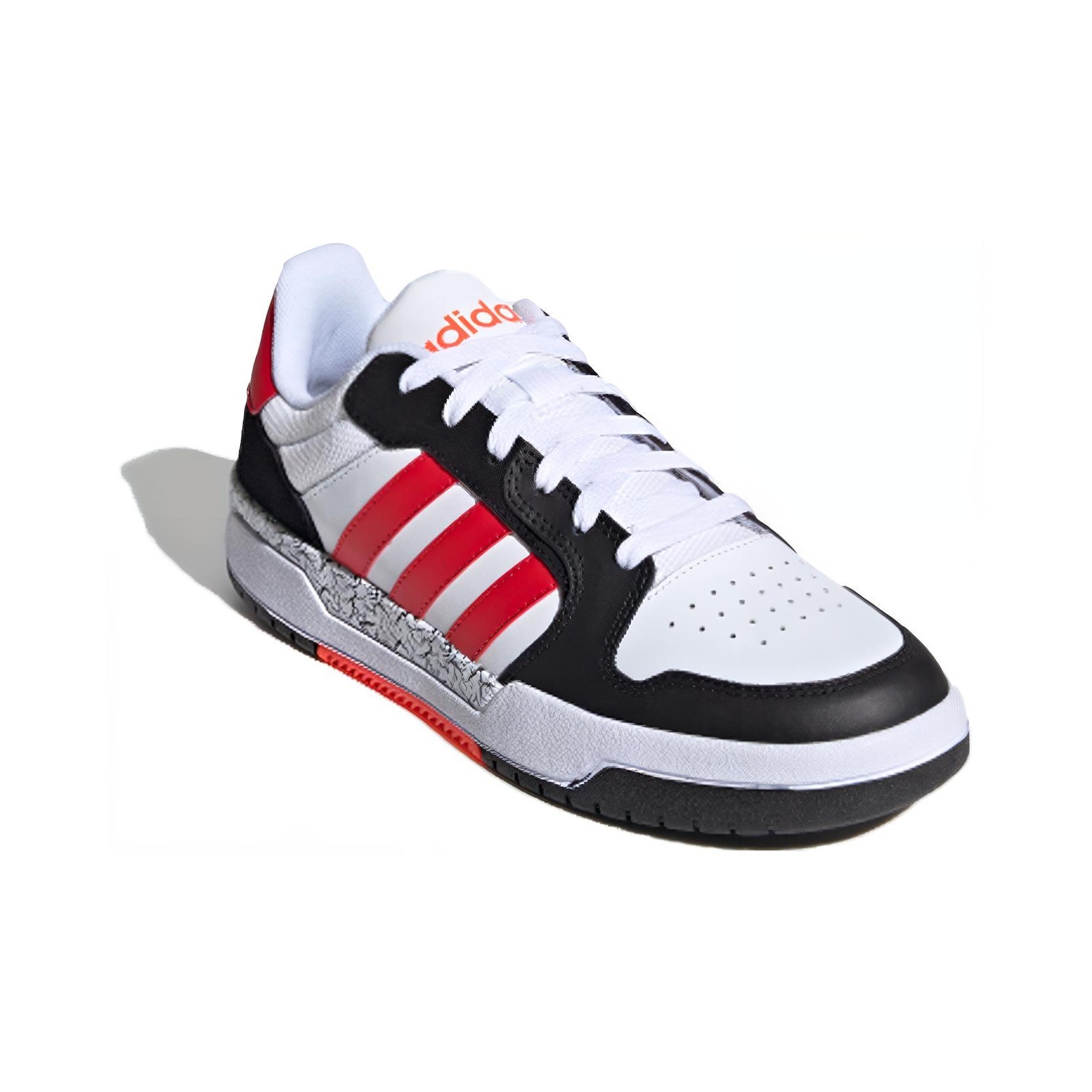 adidas neo Entrap White Vivid Red Cloud-White Solar-Red - вид спереди