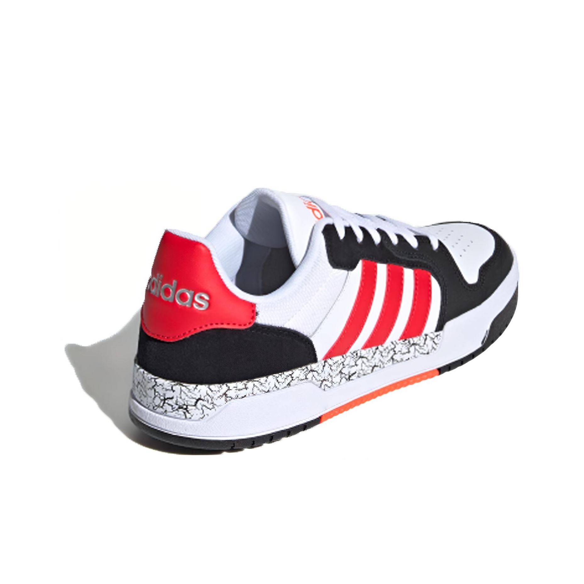 adidas neo Entrap White Vivid Red Cloud-White Solar-Red - вид сзади