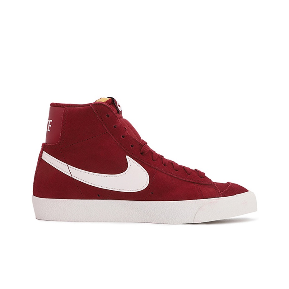 Nike Blazer Mid '77 Skate Shoes Red White - вид с внутренней стороны
