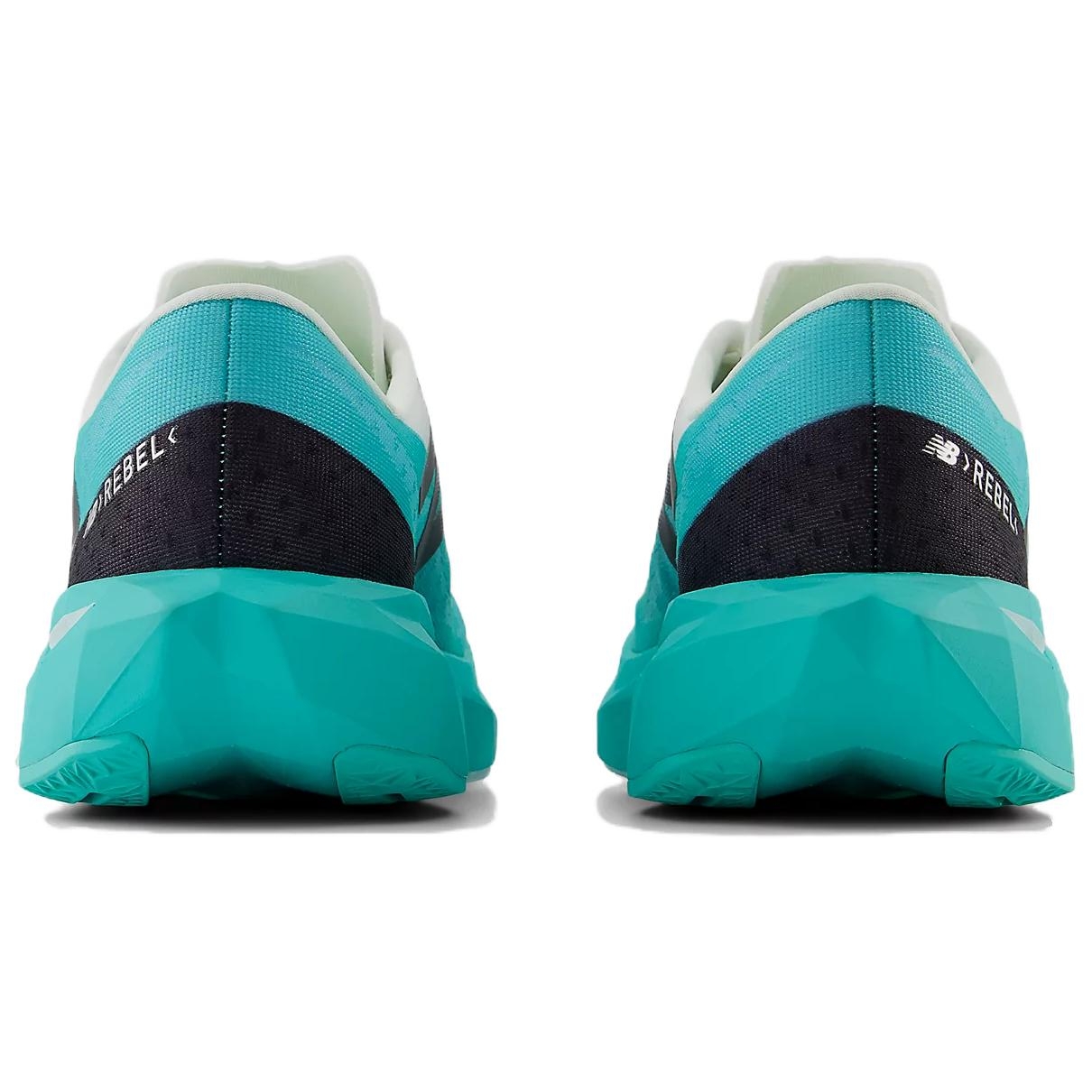 New Balance FuelCell Rebel V4 White And Black Cyber Jade (полнота: D) - подошва