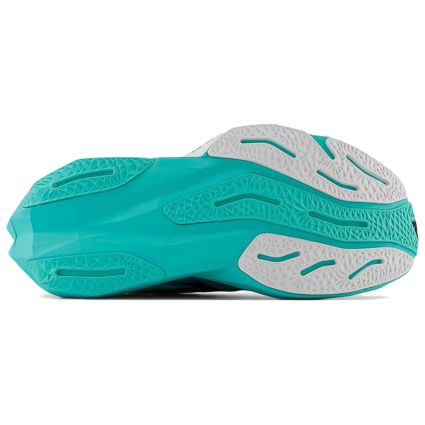New Balance FuelCell Rebel V4 White And Black Cyber Jade (полнота: D) - вид 6