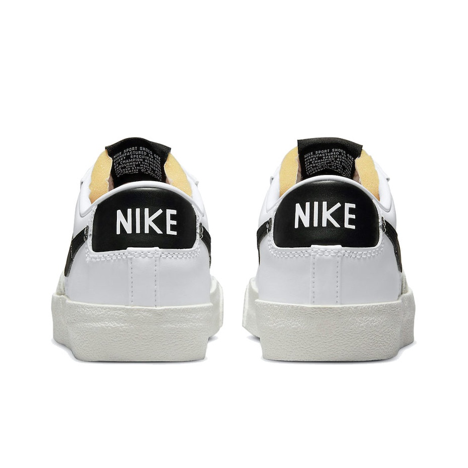 Nike Blazer "White and Black" - rear view