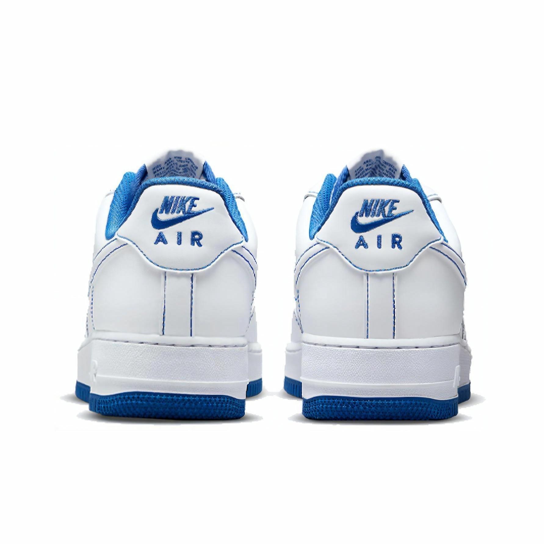 Nike Air Force 1 '07 'Contrast Stitch - White Game Royal' - подошва
