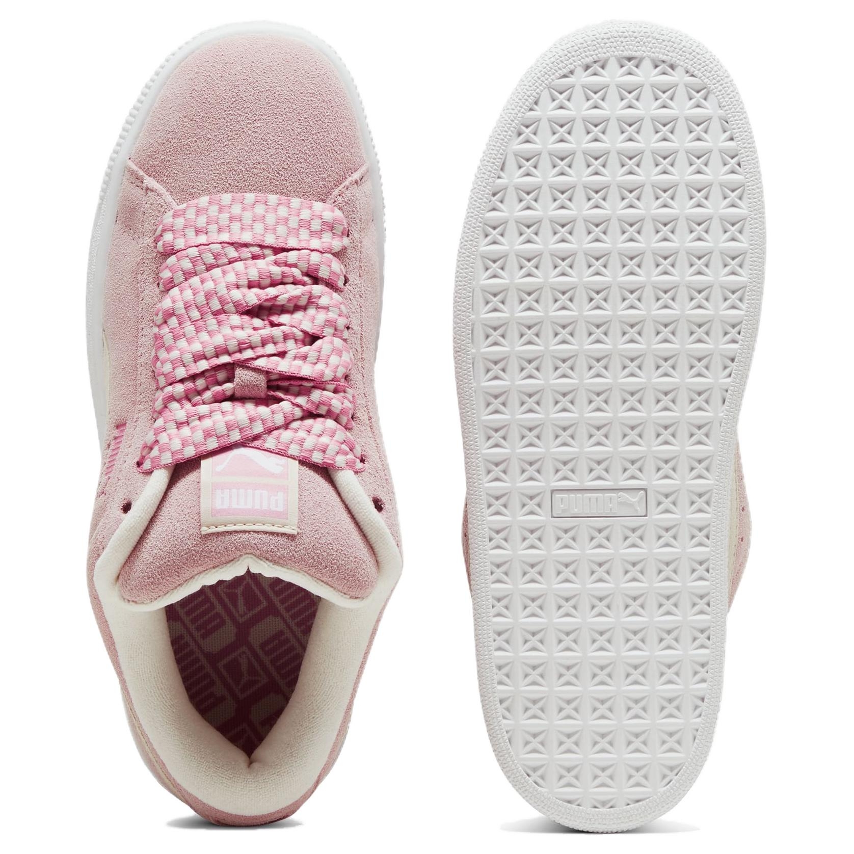 Puma Suede XL Lace 'Mauve Mist White' - вид сзади