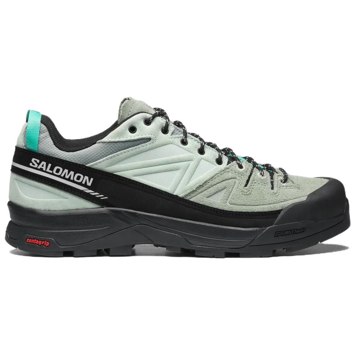 SALOMON X ALP Leather 'Green Milieu' - view from the inside