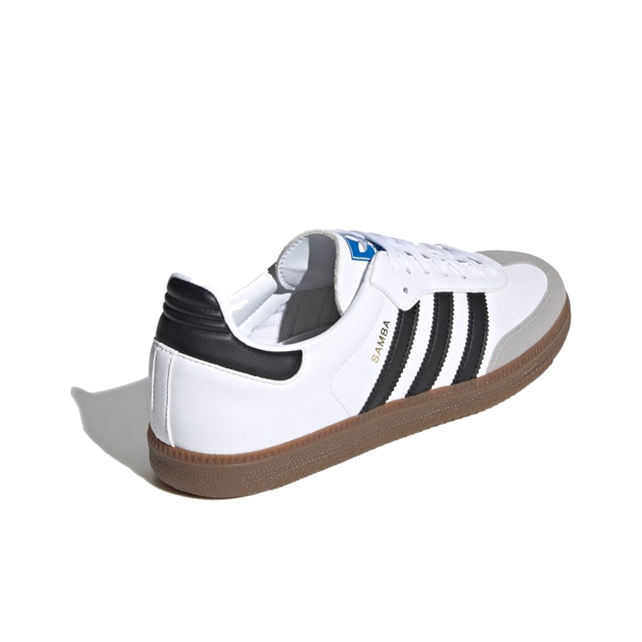 adidas originals Samba Vegan "White Gum" - вид сзади