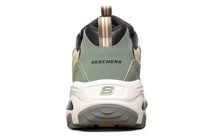 Skechers D'Lites 1.0 Natural/Olive/Black Yellow/Green/Brown - подошва
