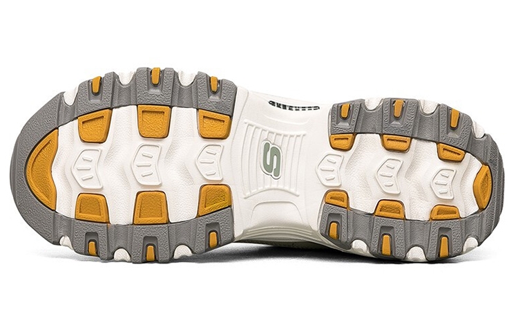 Skechers D'Lites 1.0 Natural/Olive/Black Yellow/Green/Brown - вид 6