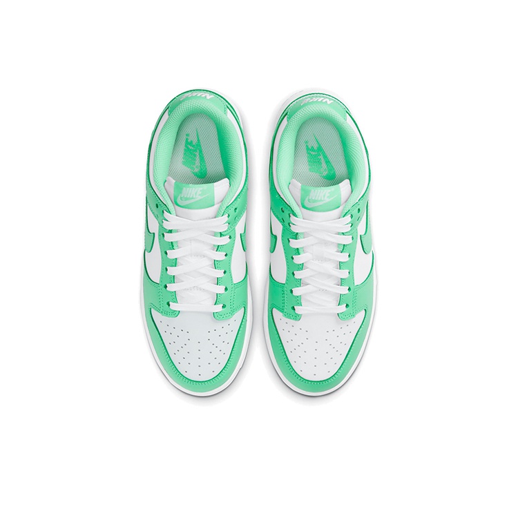 Nike Dunk green glow - вид сзади