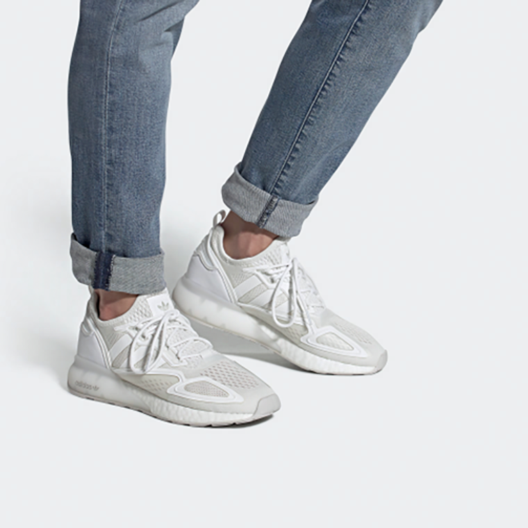 adidas originals ZX 2K Boost 'Triple White' - вид 7