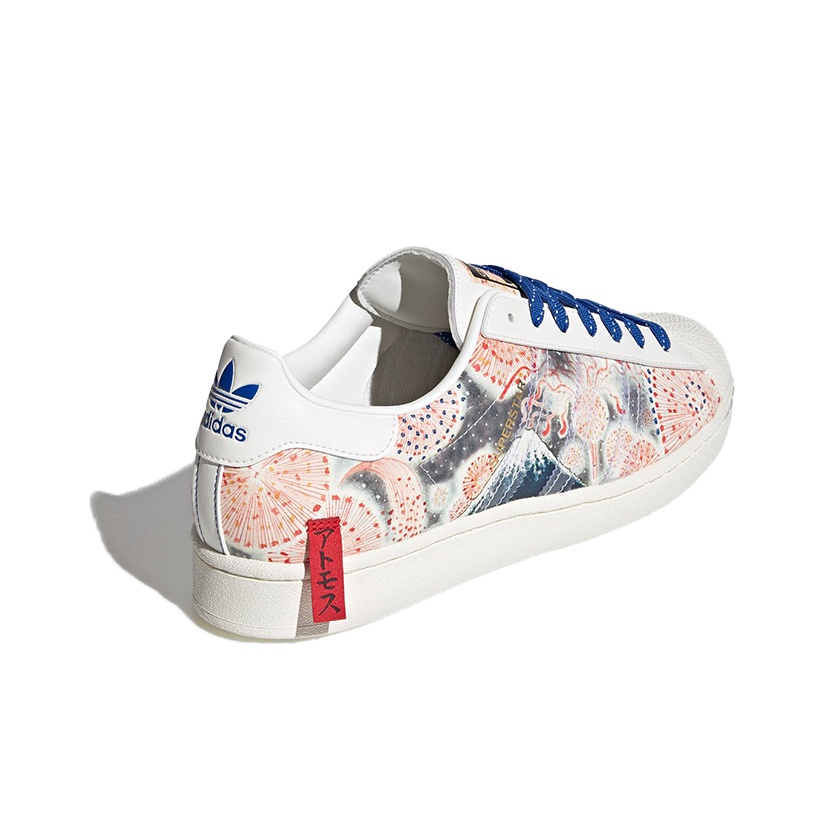 atmos x adidas originals Superstar "Mt. Fuji" - rear view