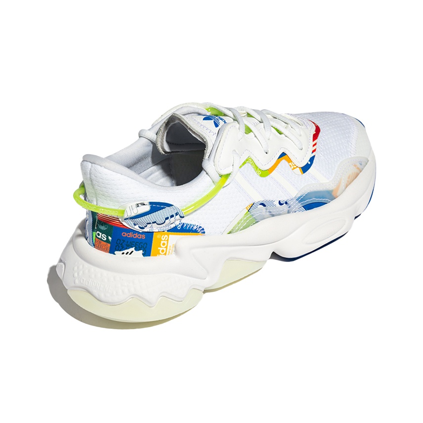 adidas originals Ozweego "White Blue Red" - вид сзади