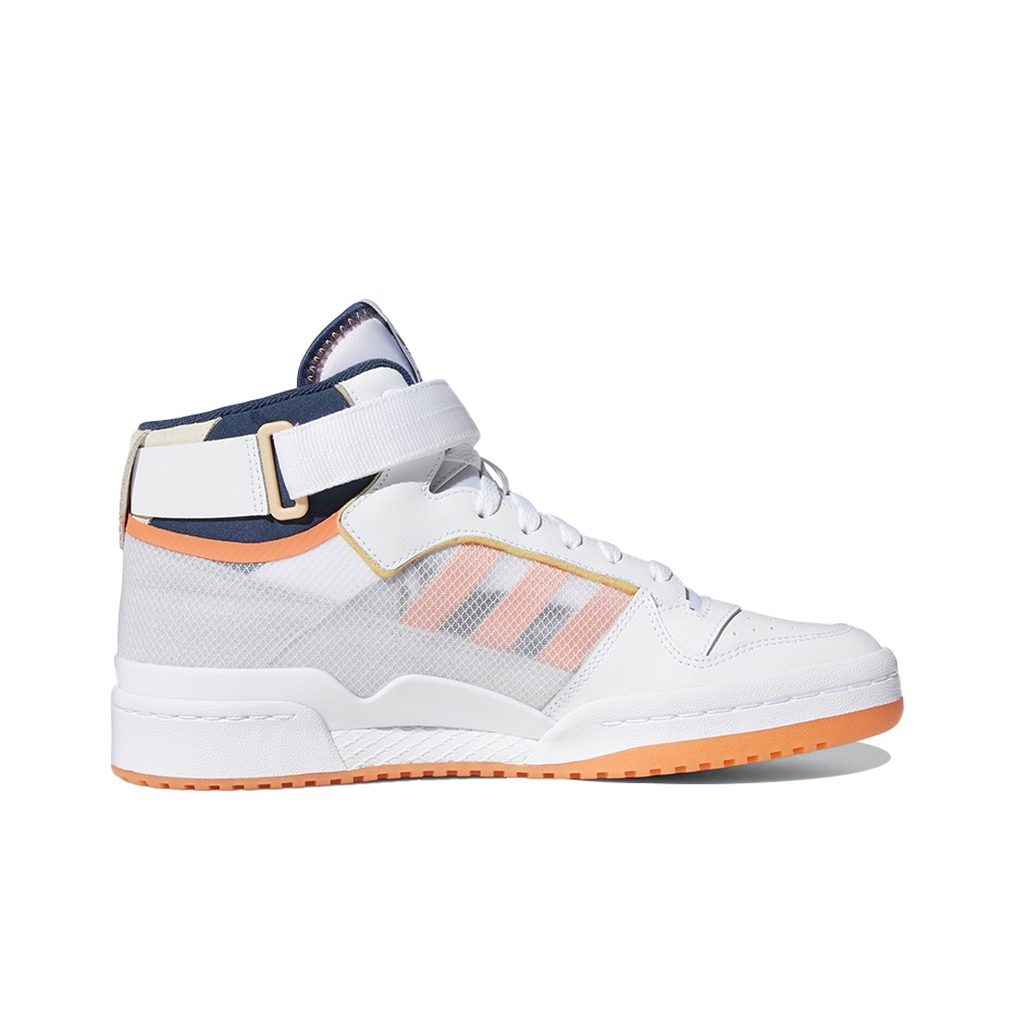 adidas originals Forum Mid TT White Acid Orange - вид с внутренней стороны