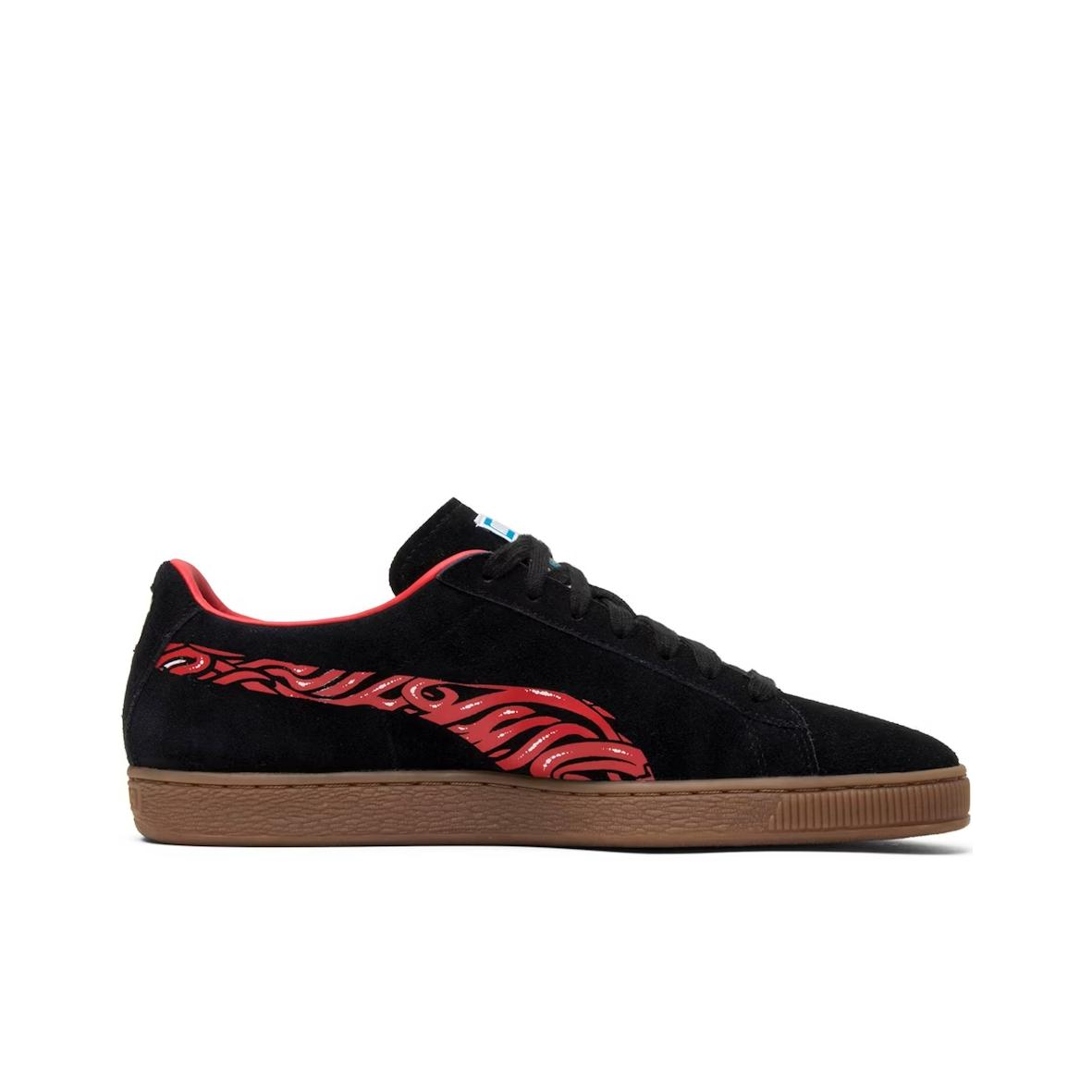 Santa Cruz x PUMA Suede Classic Collaboratio - вид с внутренней стороны
