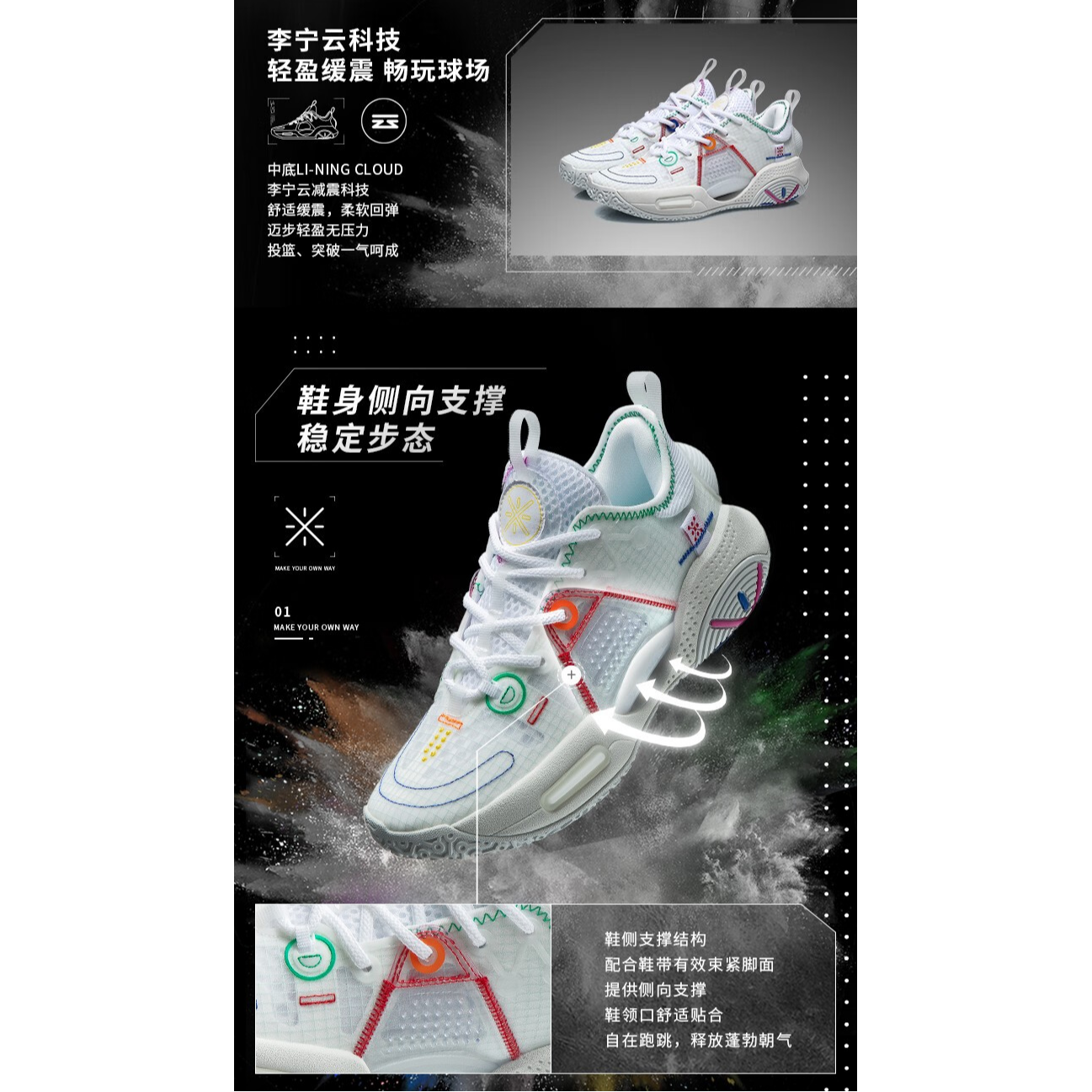 Li-Ning Wade All City 9 v1.5 - вид сзади