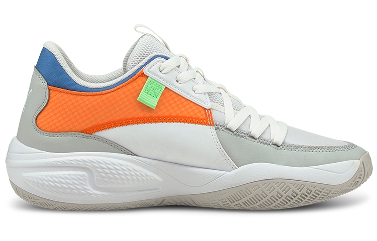 Puma Court Rider White Multi - view from the inside