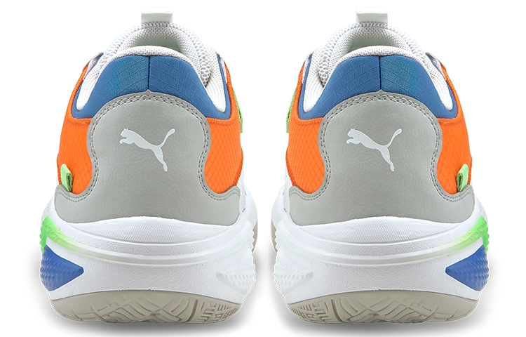 Puma Court Rider White Multi - rear view