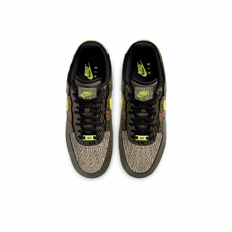 Nike Air Force 1/1 Animal Print - вид сзади